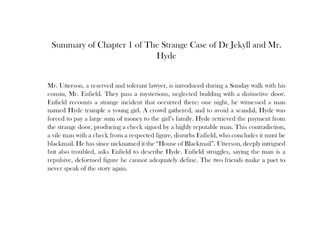 write clear and accurate summaries